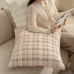 Decorative Pillow Faux Fur Chenille Easy-Care Cover