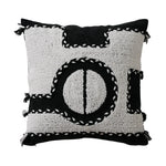 Decorative Pillow Hand-Tufted High-Pile Geometric Removable Cover