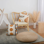 Decorative Pillow Set Hand-Tufted Cotton Square & Lumbar
