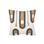 Decorative Pillow Set Hand-Tufted Cotton Square & Lumbar