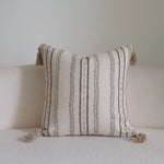 Decorative Pillow Textured Woven Soft Fabric 30 x 50 cm