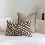 Decorative Pillow Textured Woven Soft Fabric 30 x 50 cm