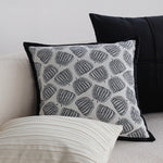 Decorative Pillow Woven Pumpkin Jacquard Cover & Velvet Trim 18x18
