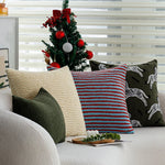 Decorative Pillowcase Teddy Fleece Zebra Stripe Hidden Zipper