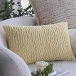 Decorative Pillowcase Teddy Fleece Zebra Stripe Hidden Zipper