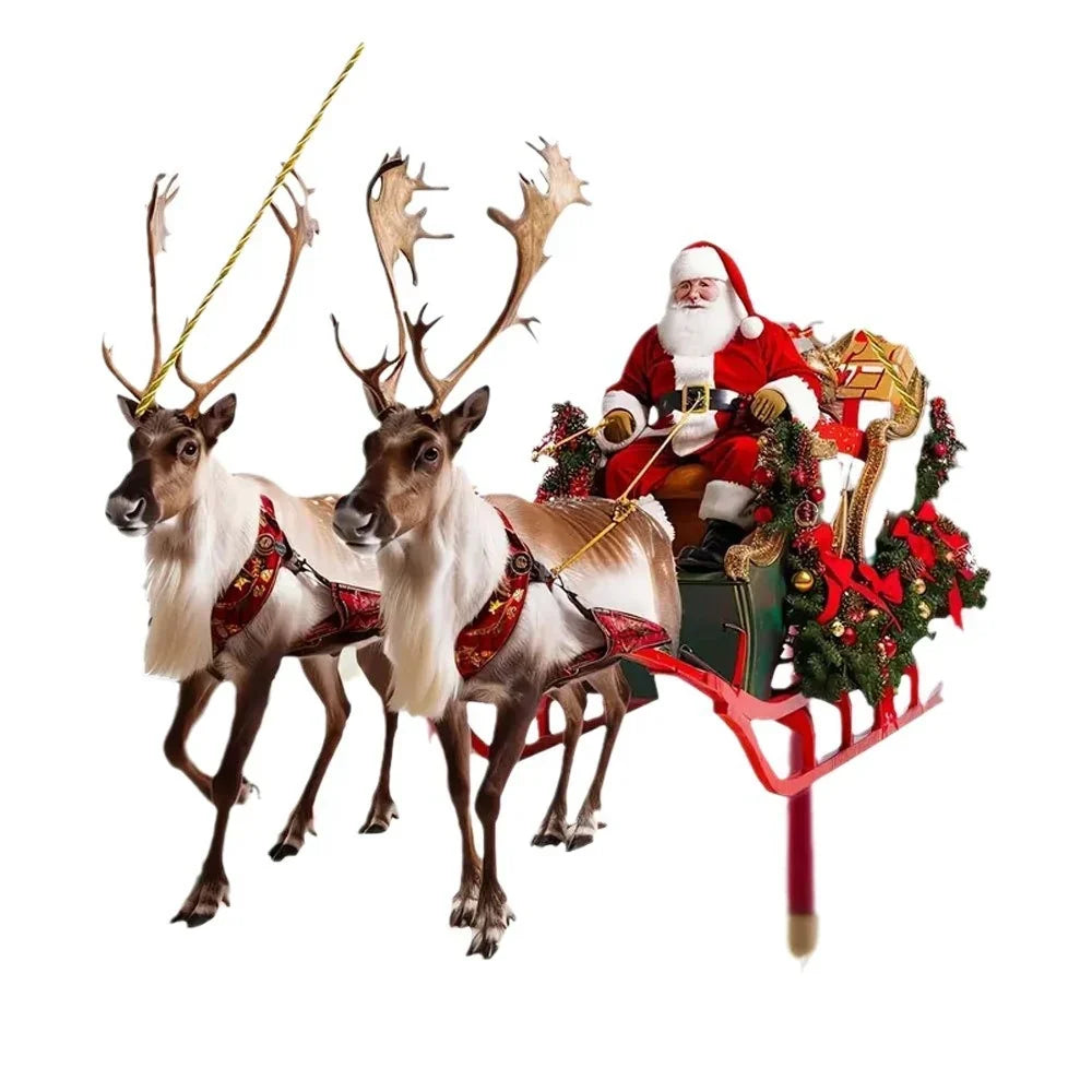 Decorative Sleigh Red Durable Classic Design