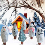Decorative Snowman Figure Weatherproof Compact & Portable
