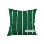 Decorative Throw Pillow Velvet Vertical Stripe Removable Cover