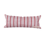 Decorative Throw Pillow Velvet Vertical Stripe Removable Cover