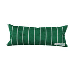 Decorative Throw Pillow Velvet Vertical Stripe Removable Cover
