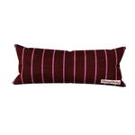 Decorative Throw Pillow Velvet Vertical Stripe Removable Cover