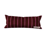 Decorative Throw Pillow Velvet Vertical Stripe Removable Cover