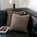 Decorative Throw Pillow Wabi-Sabi Geometric Textured Polyester Silk Flocking