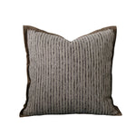 Decorative Throw Pillow Wabi-Sabi Geometric Textured Polyester Silk Flocking