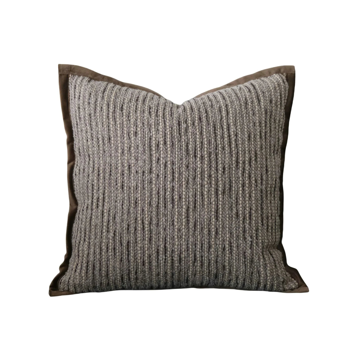 Decorative Throw Pillow Wabi-Sabi Geometric Textured Polyester Silk Flocking