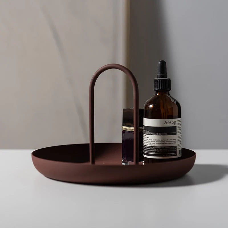Decorative Tray Aluminum Alloy Lightweight Organizer