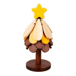 Decorative Tree Figure Sustainably Treated Wood & Vibrant Leaves