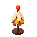 Decorative Tree Figure Sustainably Treated Wood & Vibrant Leaves