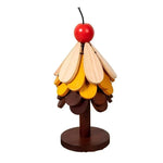 Decorative Tree Figure Sustainably Treated Wood & Vibrant Leaves