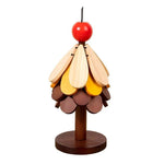 Decorative Tree Figure Sustainably Treated Wood & Vibrant Leaves