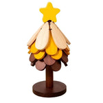 Decorative Tree Figure Sustainably Treated Wood & Vibrant Leaves