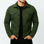 Denim Jacket Cotton Outer Shell Regular Fit