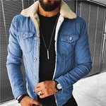 Denim Jacket Cotton Regular Fit Button Front Chest Pockets