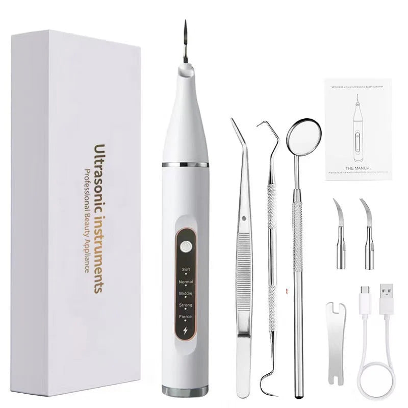 Dental Cleaner Ultrasonic Cordless 5 Intensity Levels