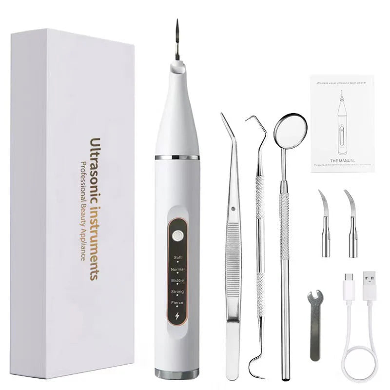 Dental Cleaner Ultrasonic Cordless 5 Intensity Levels