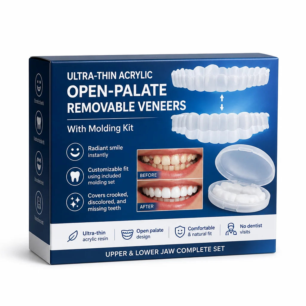 Dental Veneers Open Palate Upper & Lower Molding Kit