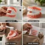 Denture Set Boil-and-Bite Moldable Upper & Lower