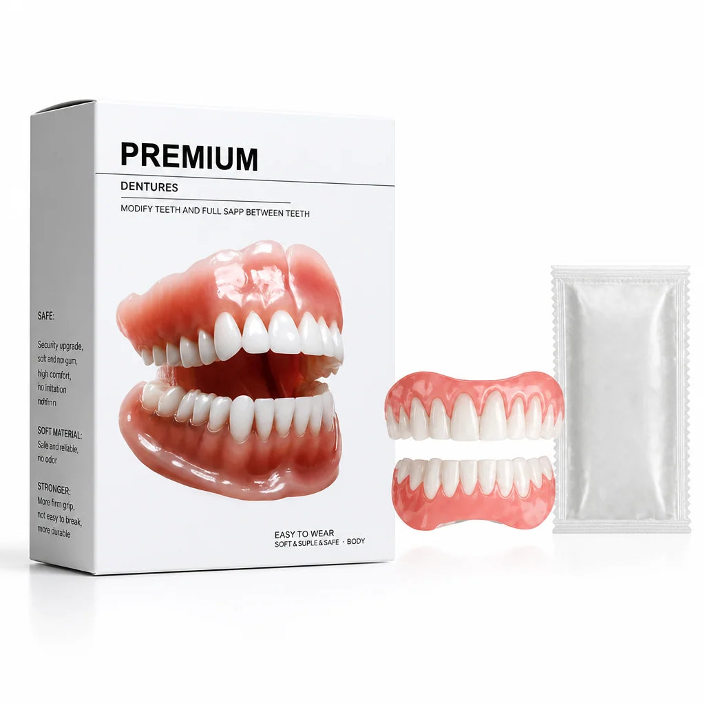 Denture Set Heat-Moldable Upper & Lower Custom Fit