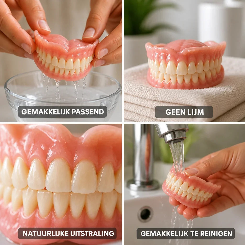 Denture Set Heat-Moldable Warm-Water Adjustable