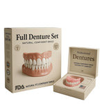 Denture Set Heat-Molded Reusable Upper & Lower