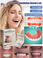 Denture Set Heat-Molded Reusable Upper & Lower