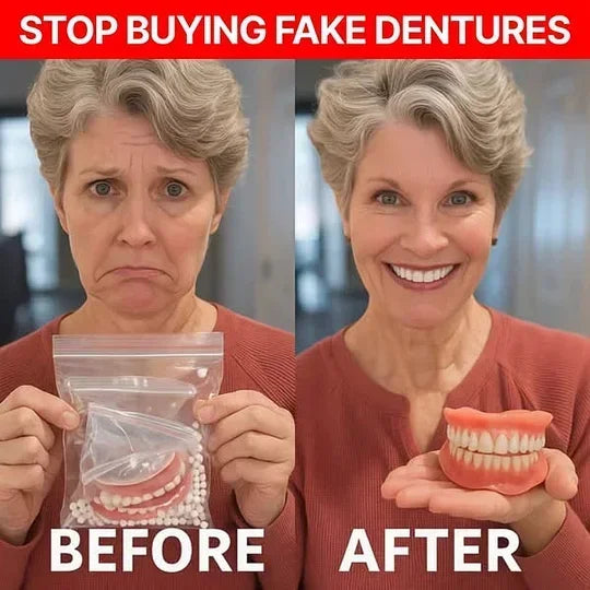 Denture Set Moldable Upper & Lower At-Home Fitting Kit