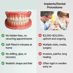 Denture Set Moldable Upper & Lower At-Home Fitting Kit