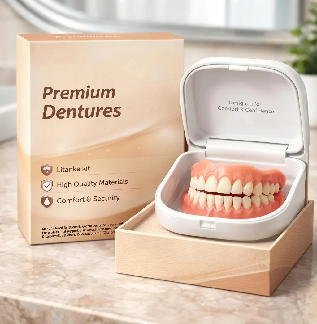 Dentures Custom-Fit Heat-and-Fit At-Home