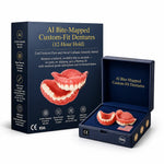 Dentures Custom-Fit Upper & Lower 12-Hour Hold Without Glue