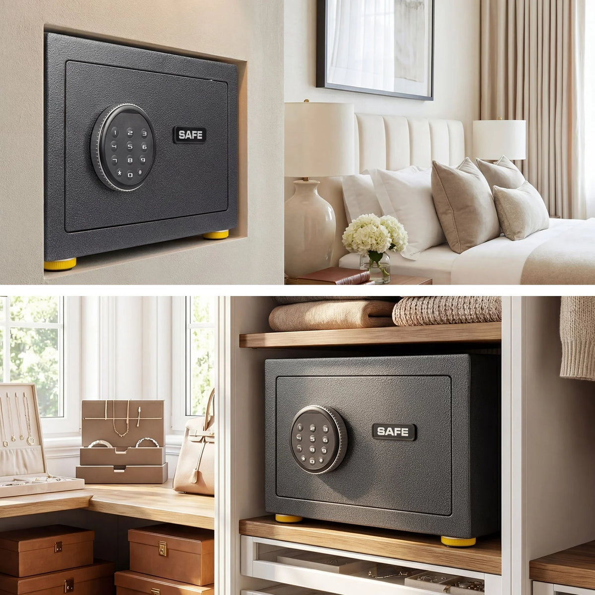 Deposit Safe Tamper-Resistant Steel Digital Keypad & Alarm