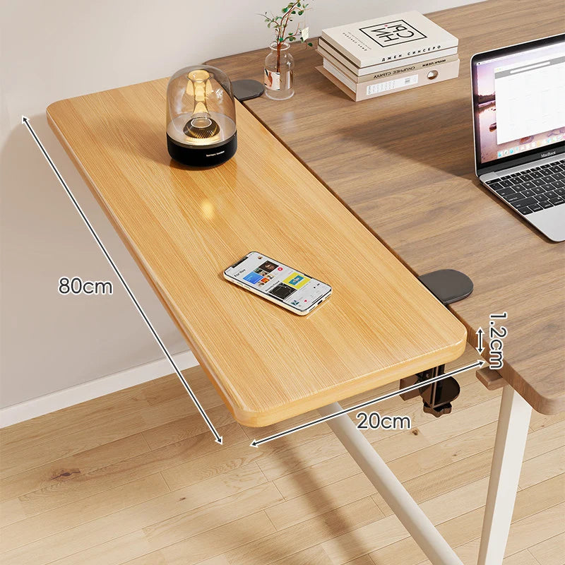 Desk Extension Shelf Adjustable Clamp-On Foldable Space-Saving Surface