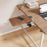 Desk Extension Shelf Adjustable Clamp-On Foldable Space-Saving Surface