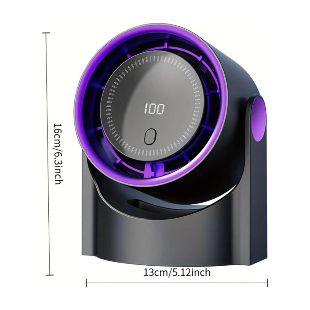 Desk Fan USB-Powered Adjustable Airflow Oscillation