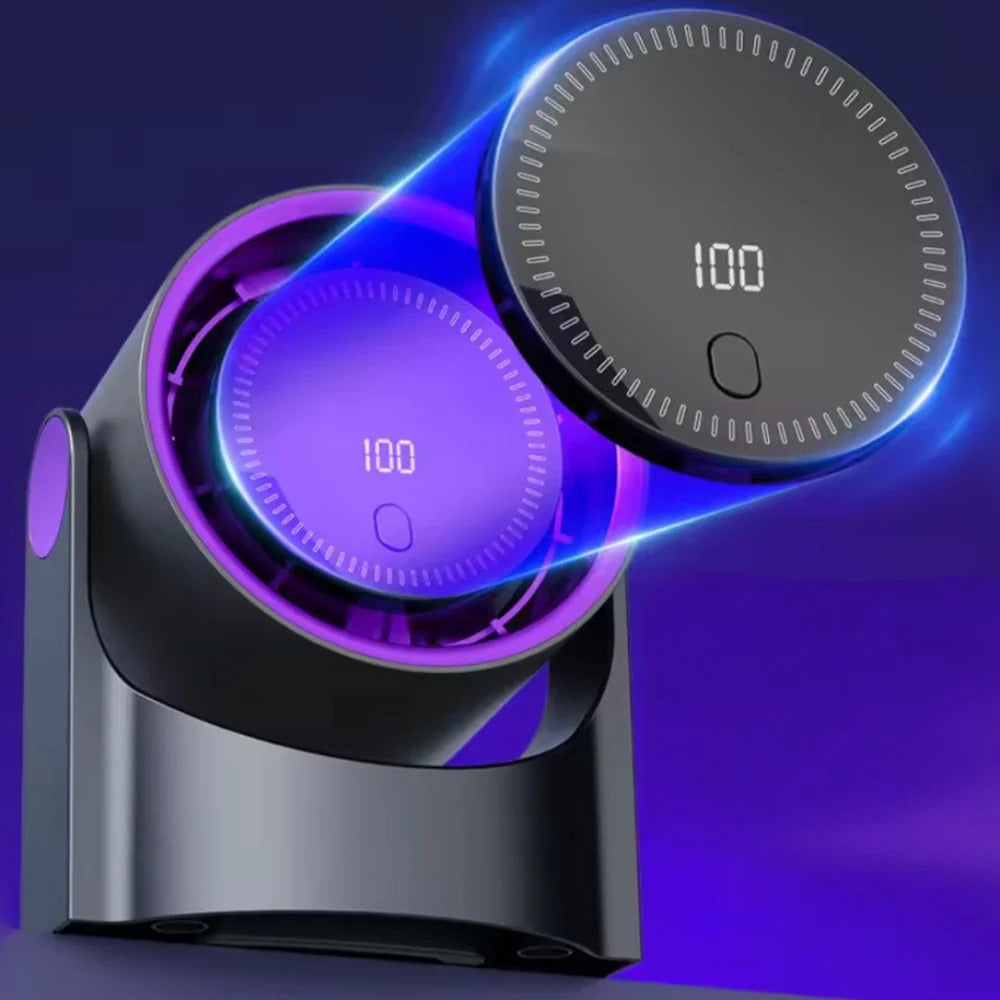 Desk Fan USB-Powered Adjustable Airflow Oscillation