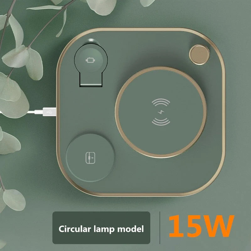 Desk Lamp Adjustable LED With 15W Wireless Charging