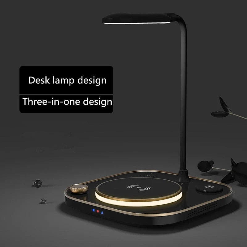Desk Lamp Adjustable LED With 15W Wireless Charging
