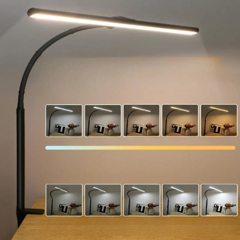 Desk Lamp Flexible Gooseneck 3 Brightness Levels USB-Powered LED