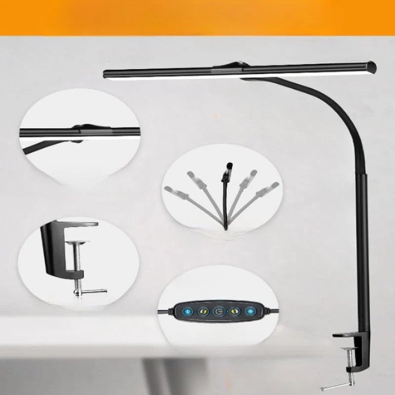 Desk Lamp Flexible Gooseneck 3 Brightness Levels USB-Powered LED