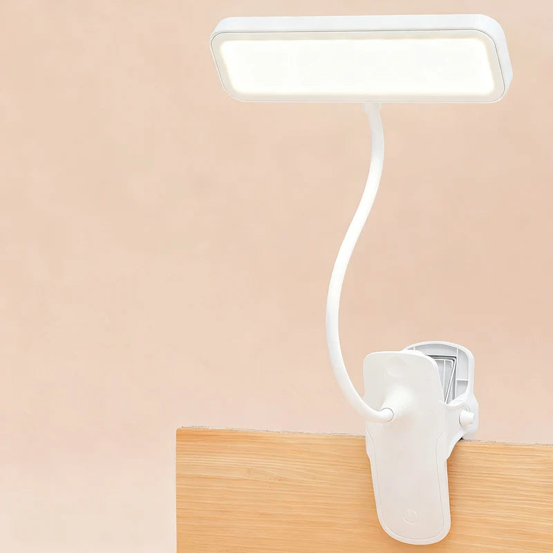 Desk Lamp LED Clamp-On Dimmable Flicker-Free