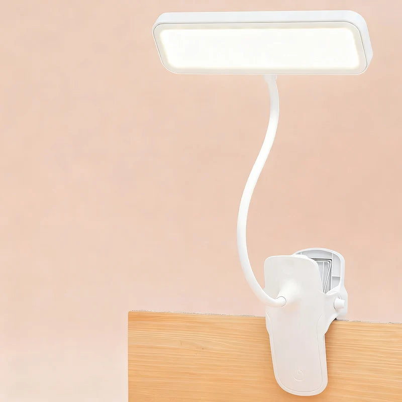 Desk Lamp LED Clamp-On Dimmable Flicker-Free